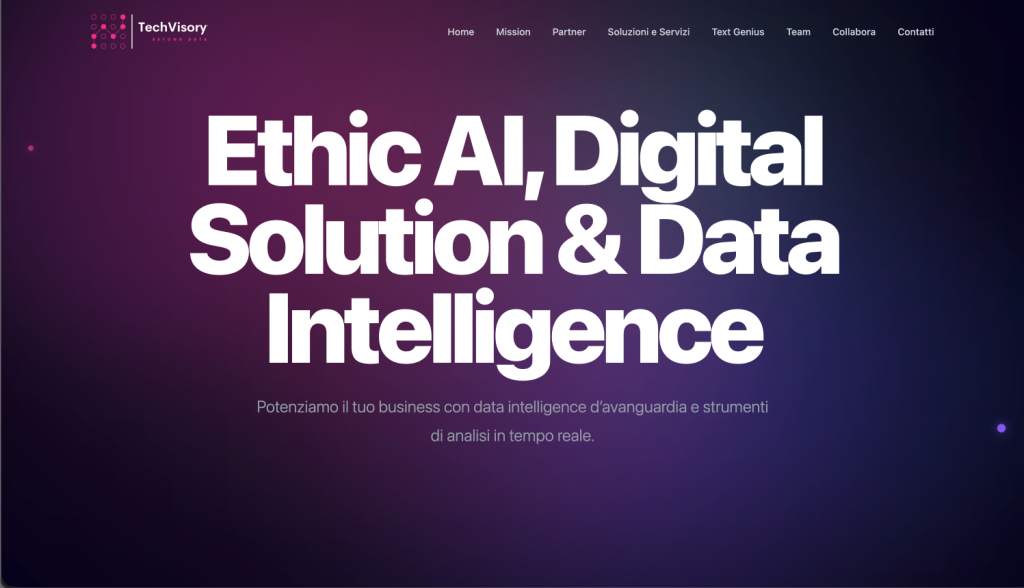 TechVisory – progetto WordPress